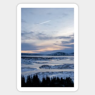 Iceland Sky Sticker